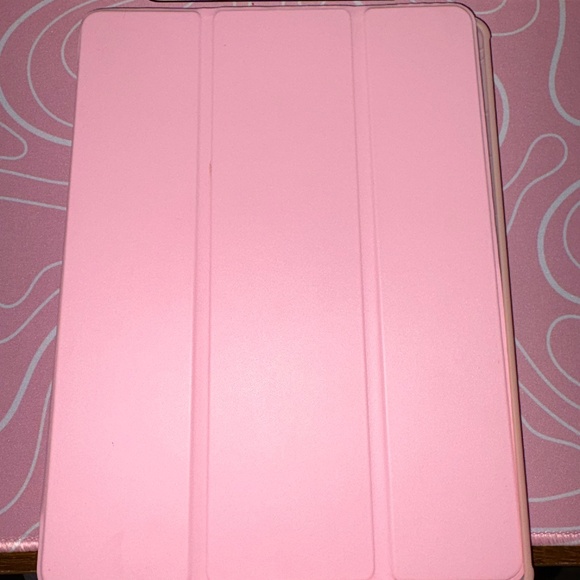 Pink 9th Generation iPad Case With Clear Back and Cute Stickers - Picture 3 of 4